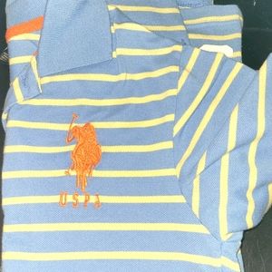 U.S. Polo Assn. Short sleeve boy shirt.
